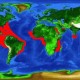 A selyemcápa populációk elterjedtségét bemutató térkép
