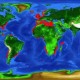 A szürkecápa eddig ismert elterjedtségét bemutató térkép